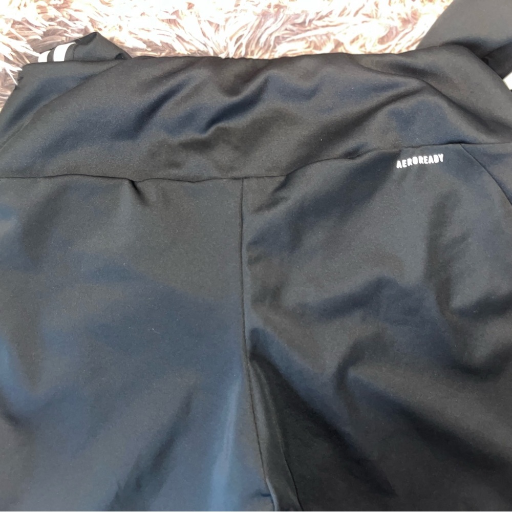 Adidas plus size women’s leggings with original stripes - Picture 3 of 4